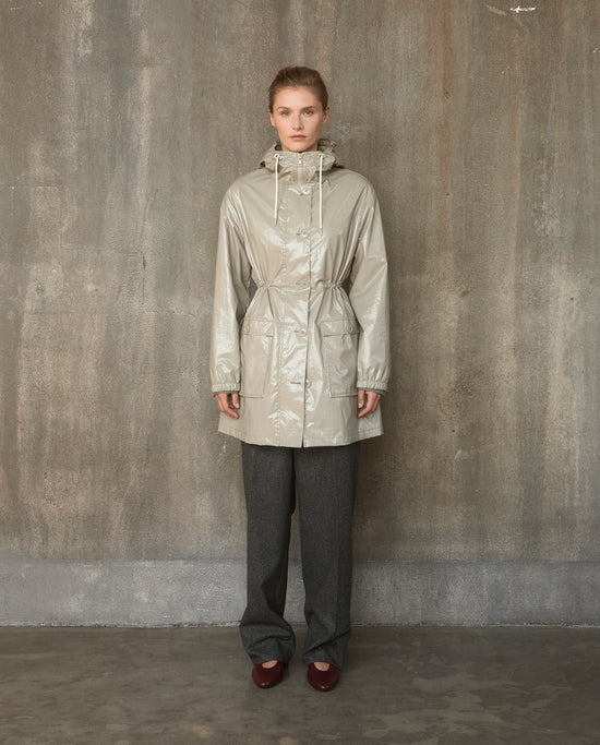 Hamptons Parka - Warm Grey