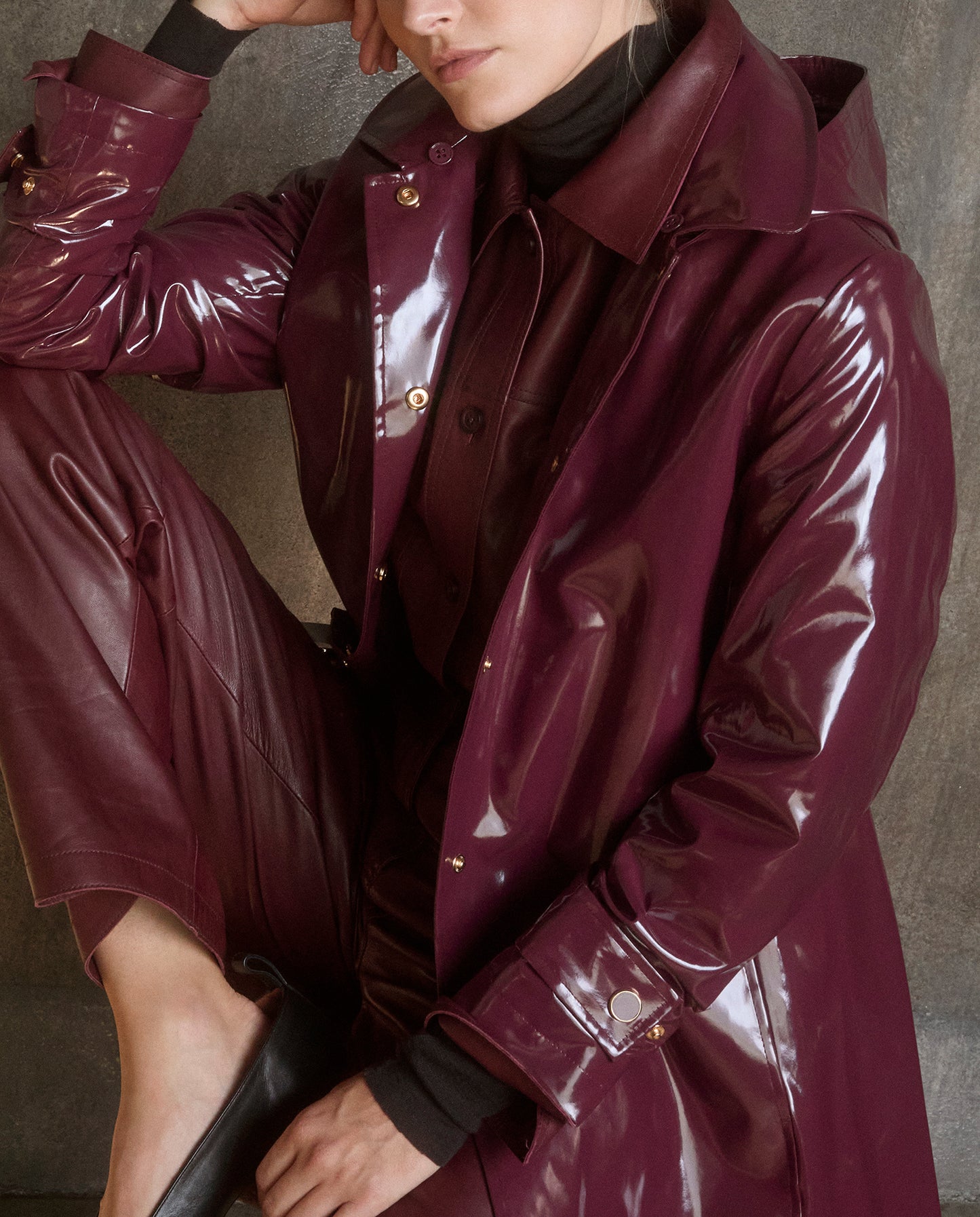 Iconic Princess Slicker - Deep Red