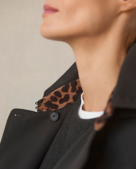 Perfect Trench with Detachable Wool Lining - Black