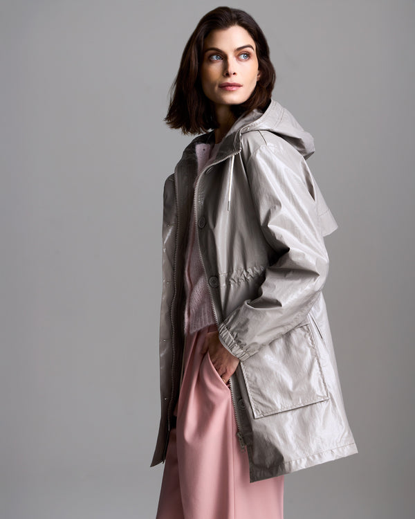 L'Appartement DEUXIEME CLASSE - 新品●AMERICANA Side Zip Parka●グレー● Hamptons Parka - Warm Grey - Jane Post