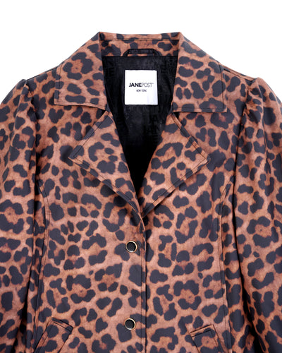 Slicker Trench Jacket - Leopard