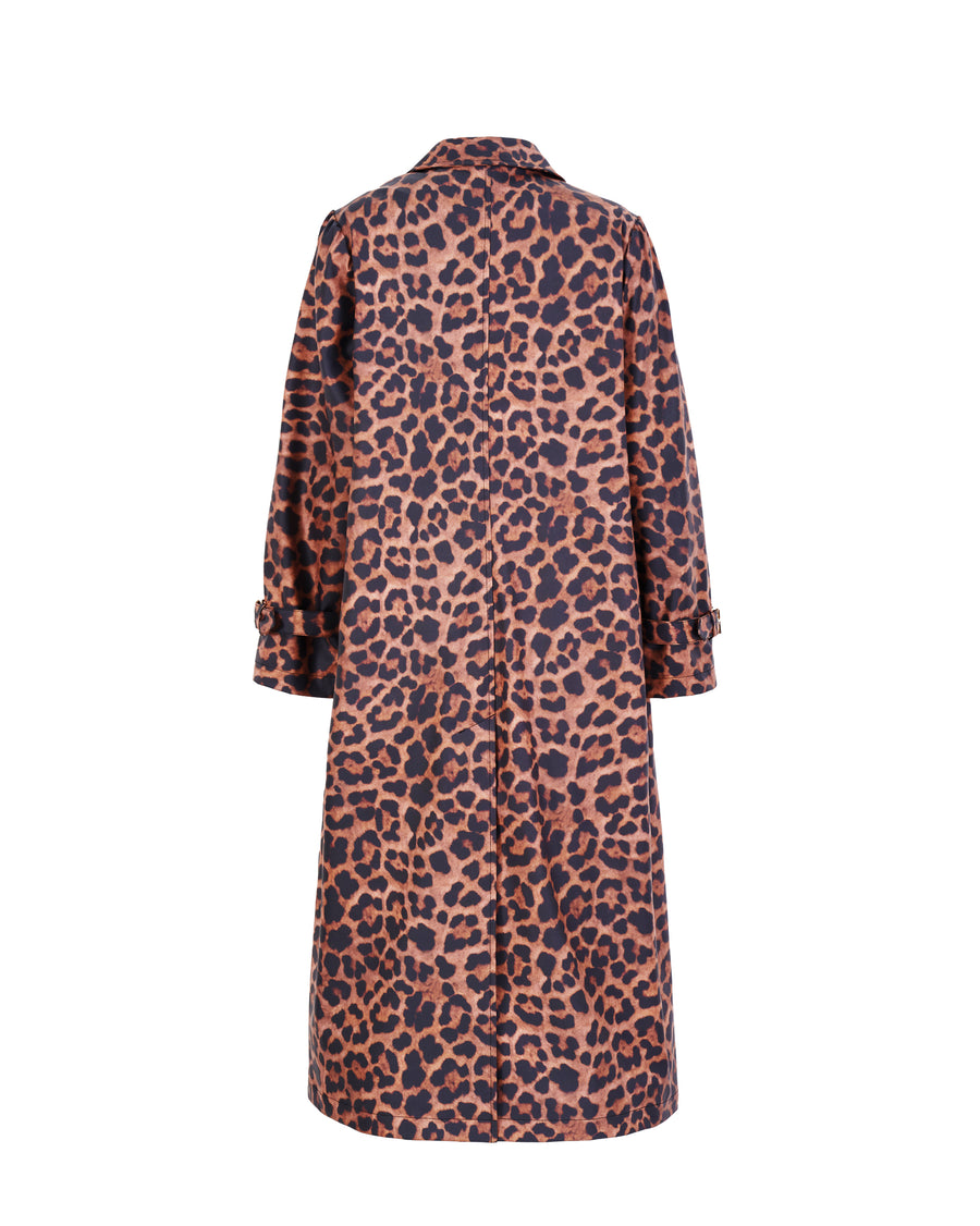 Long Raincoat - Leopard