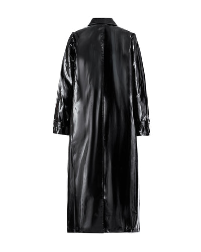 Long Raincoat - Black
