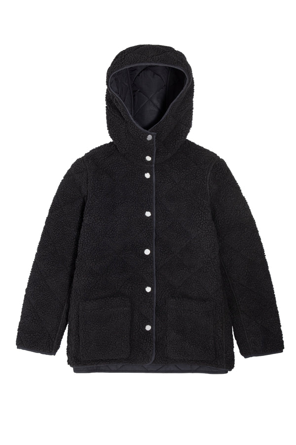 QUILTED REVERSIBLE TEDDY JACKET Jane Post