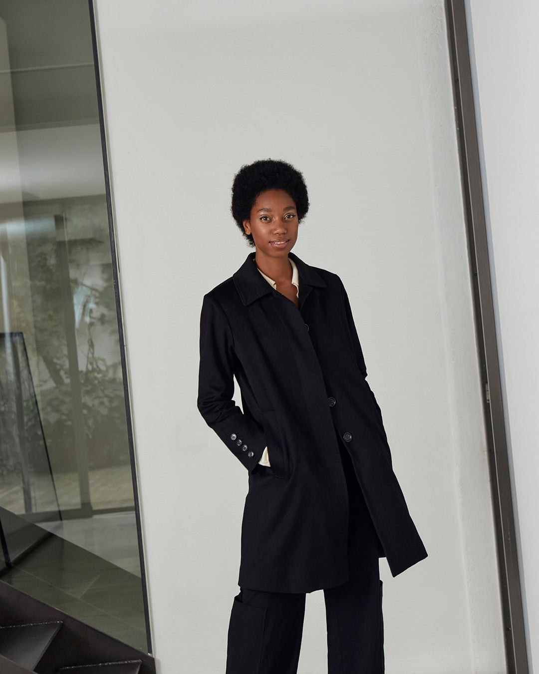 LORO PIANA CASHMERE CLASSIC COAT