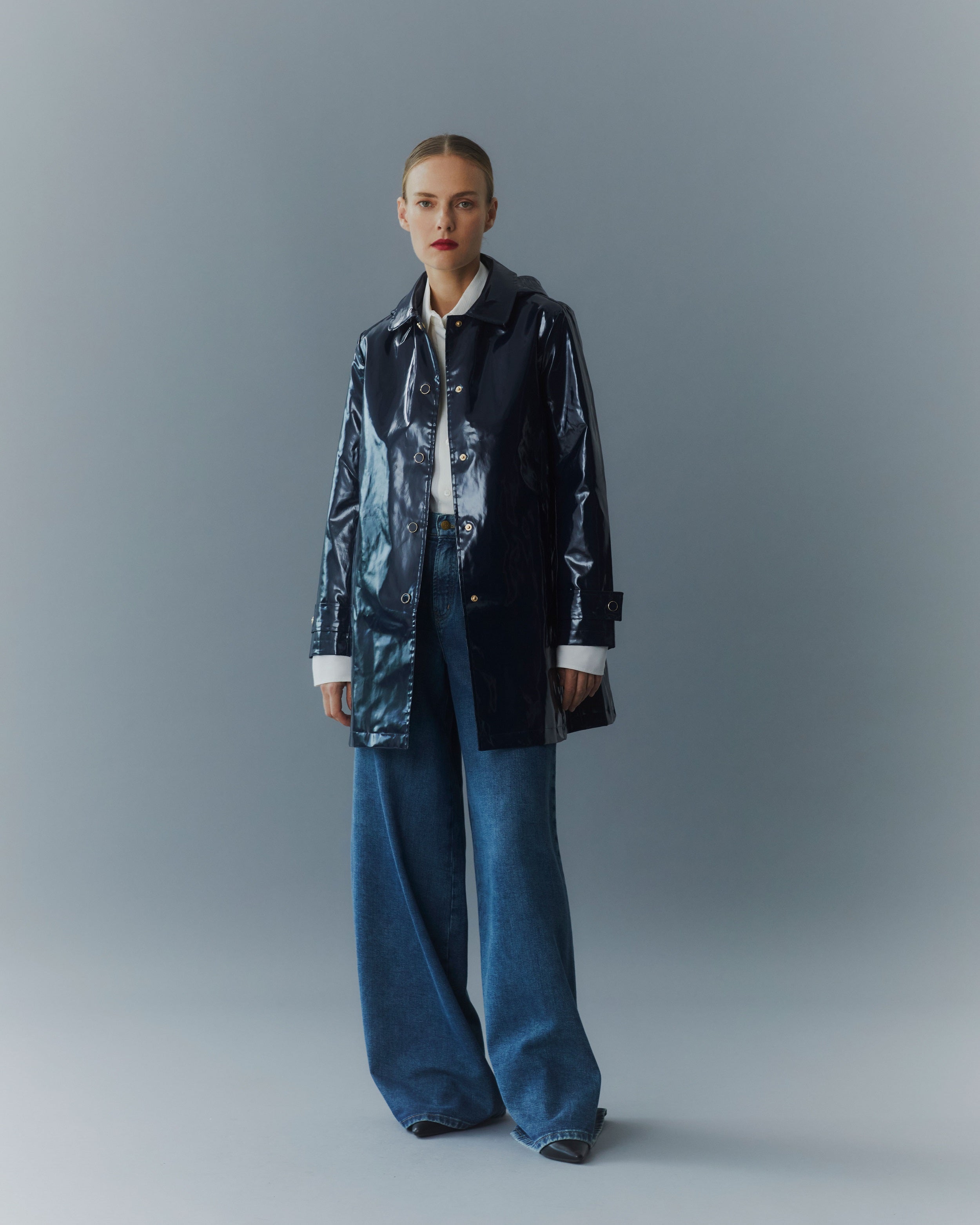 Iconic Princess Slicker - Navy – Jane Post
