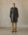 Single Breasted Trench - Black