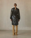 Single Breasted Trench - Black