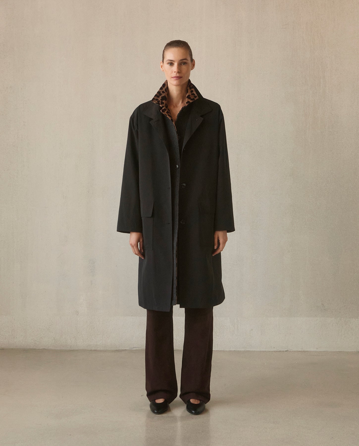 3-IN-1 WOOL COAT WITH LEOPARD TRIM – Jane Post