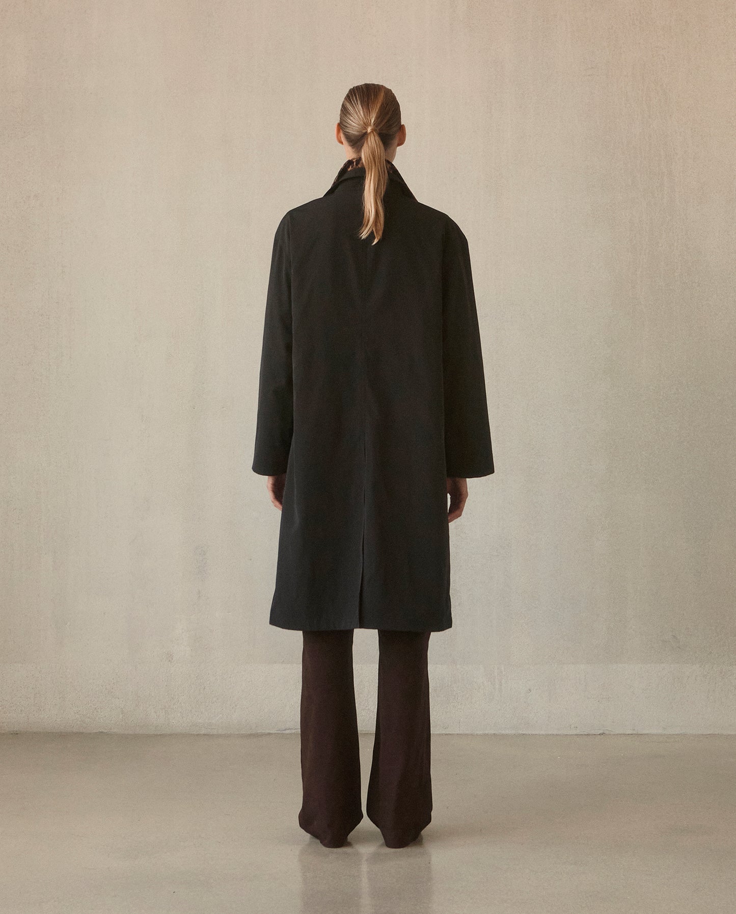 3-IN-1 WOOL COAT WITH LEOPARD TRIM
