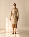 Double Breasted Trench - Tan