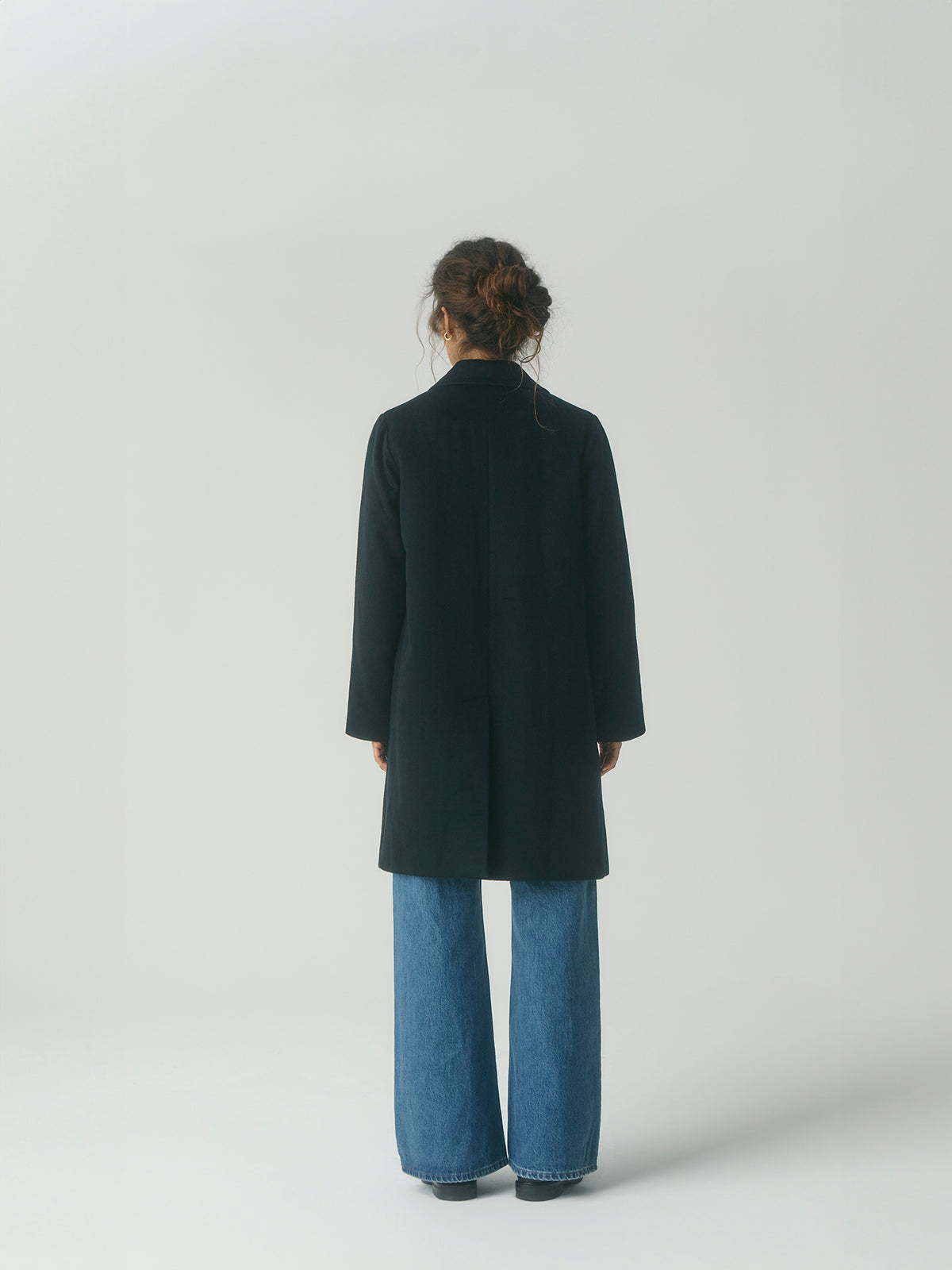 Cashmere Classic Coat - Black