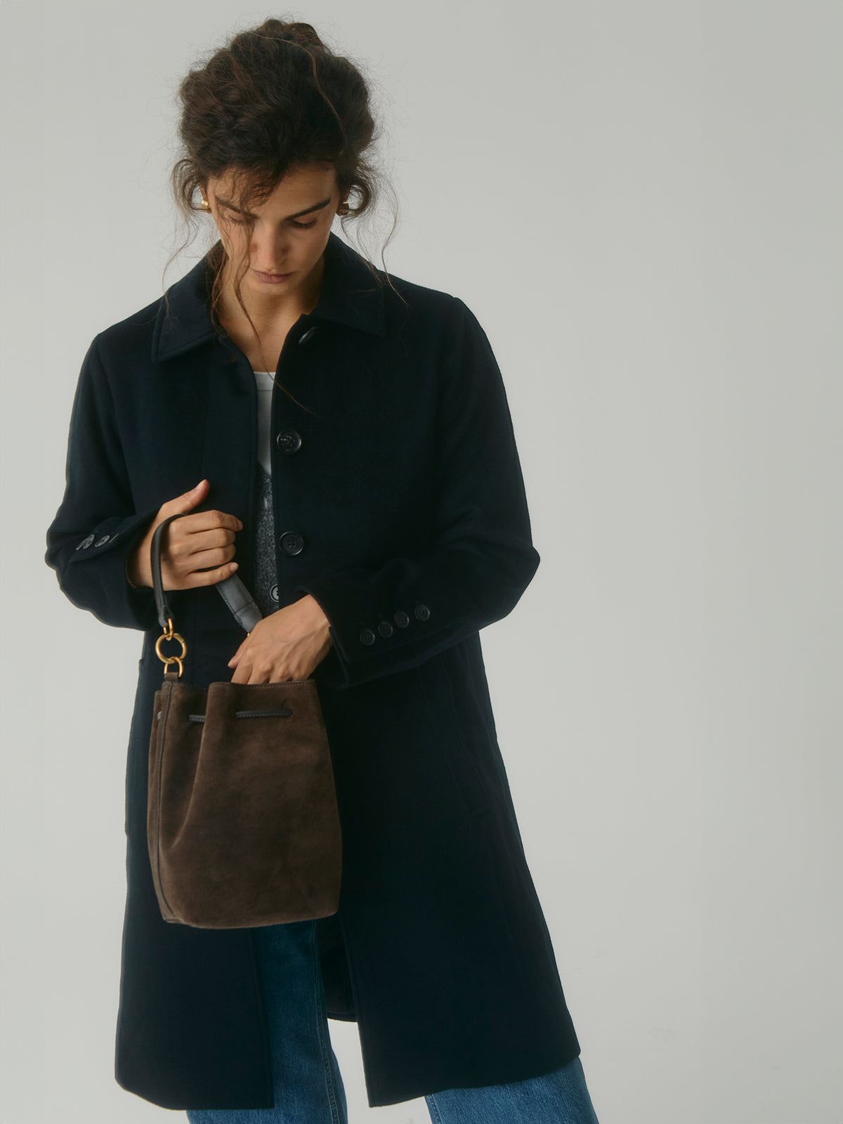 Cashmere Classic Coat - Black