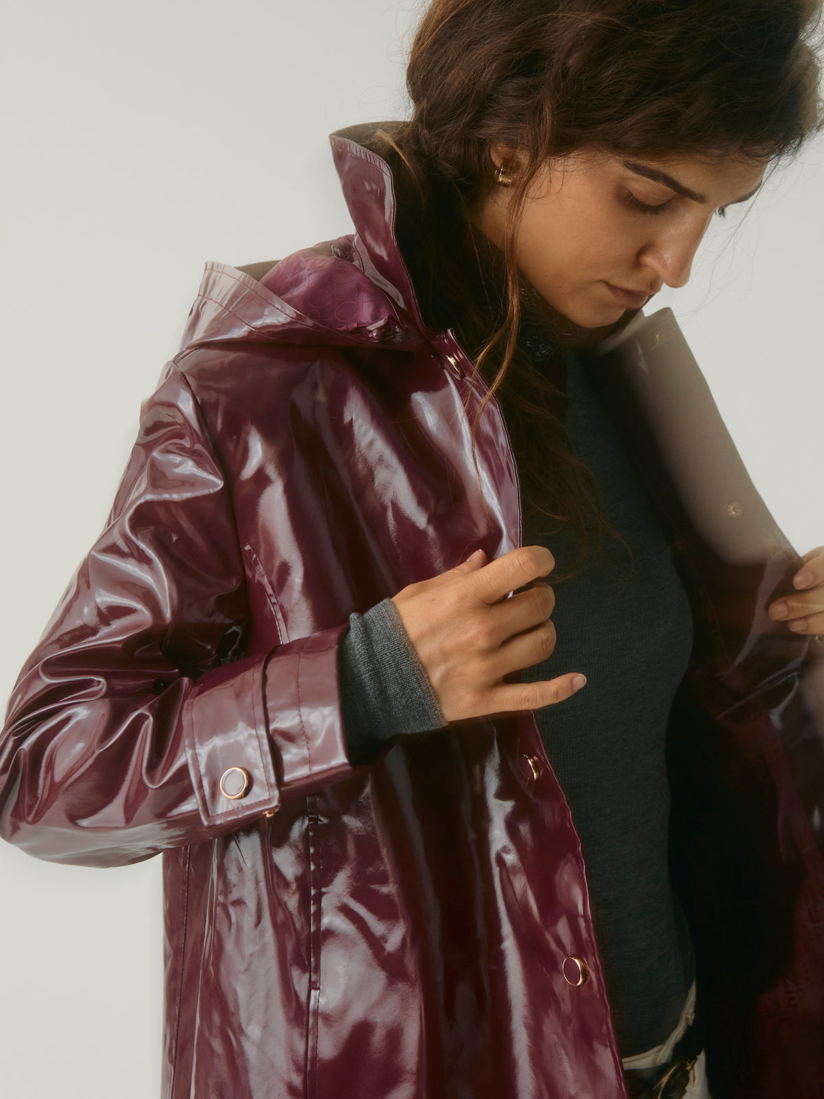Iconic Princess Slicker - Deep Red