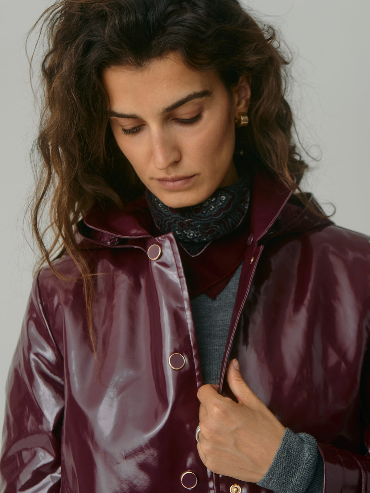 Iconic Princess Slicker - Deep Red