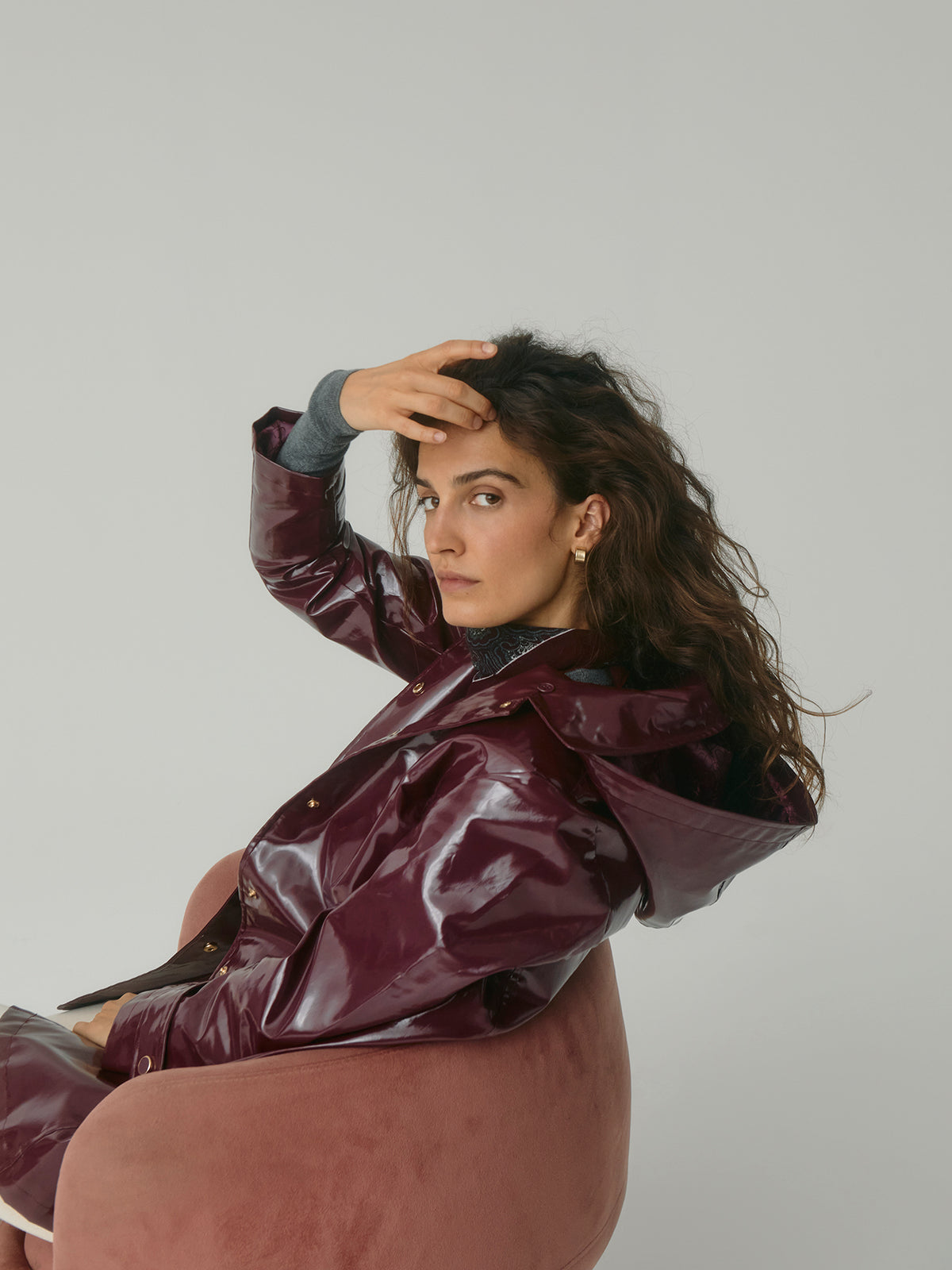 Iconic Princess Slicker - Deep Red