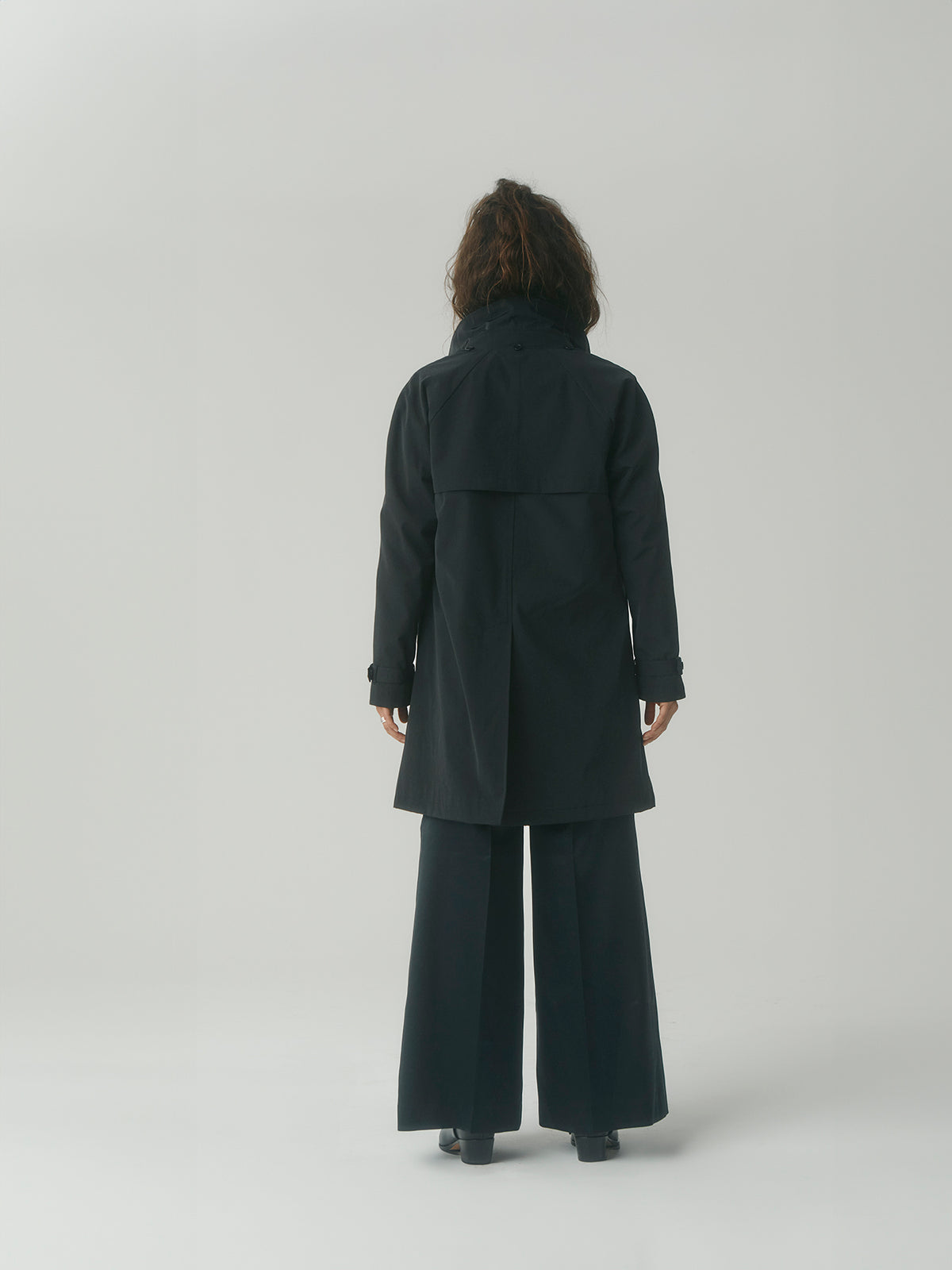 Black Iconic Cashmere Double Coat