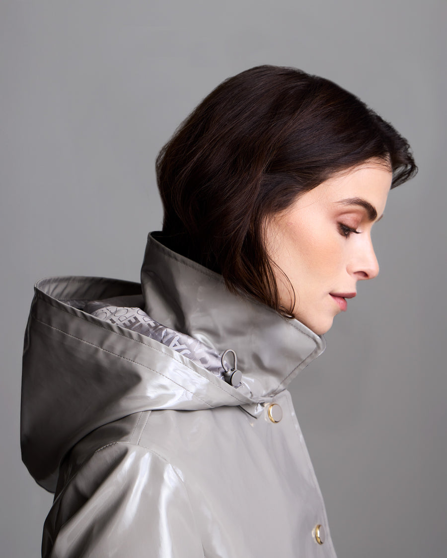 Iconic Princess Slicker - Warm Grey