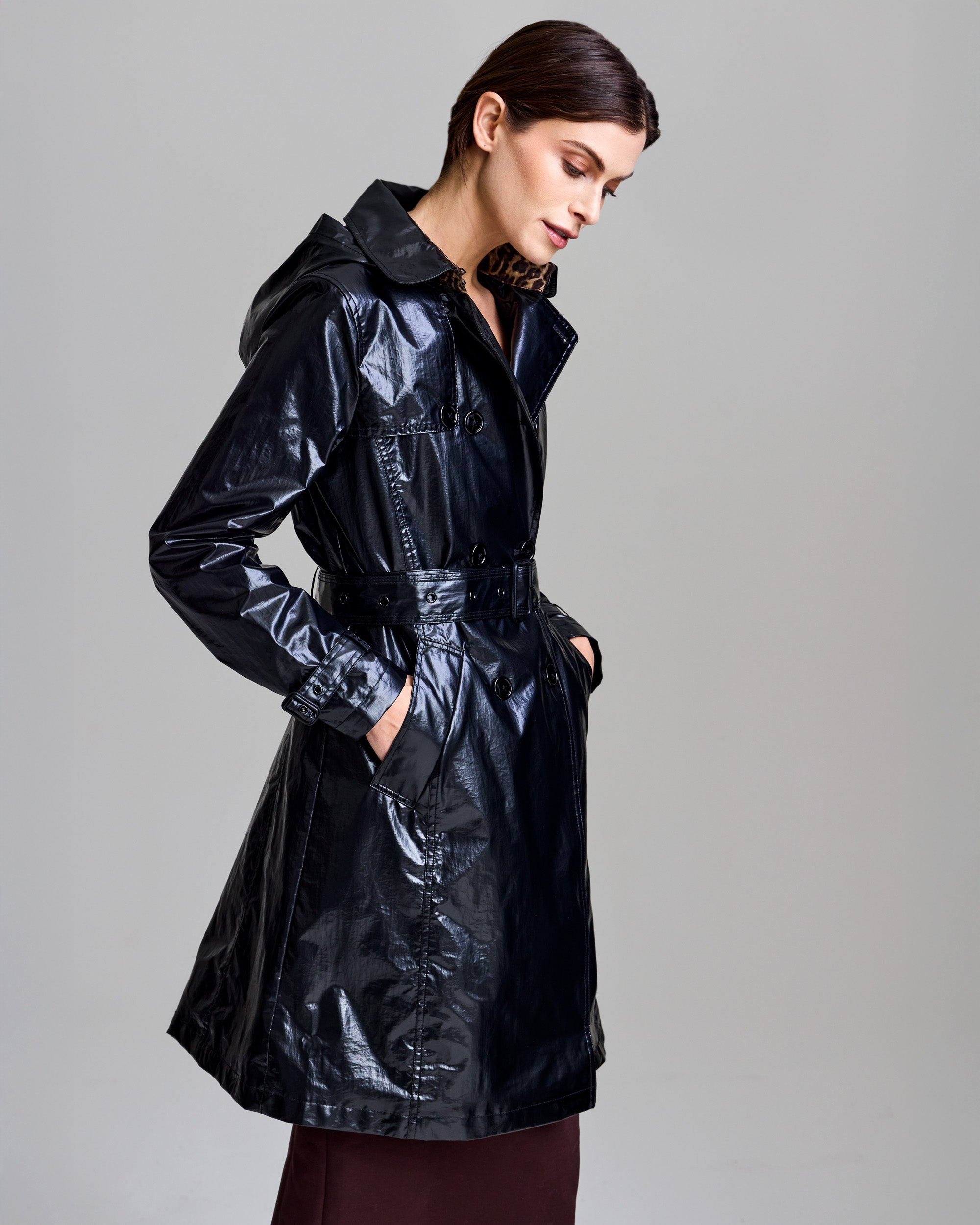 Town Trench - Black - Jane Post