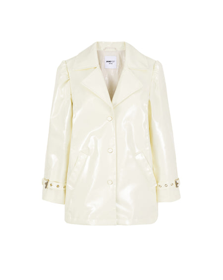 chic short trench jacket