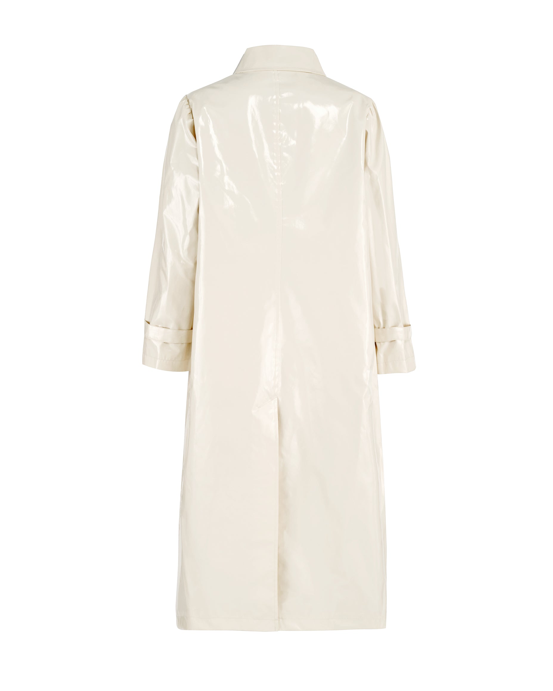 White 2024 vinyl raincoat