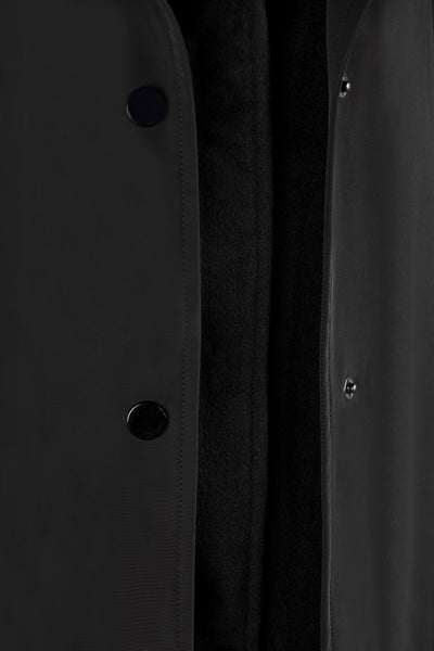 Black Iconic Cashmere Double Coat