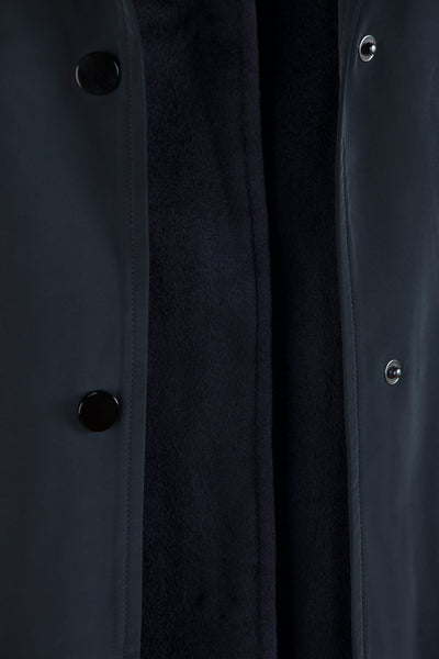 Navy Iconic Cashmere Double Coat