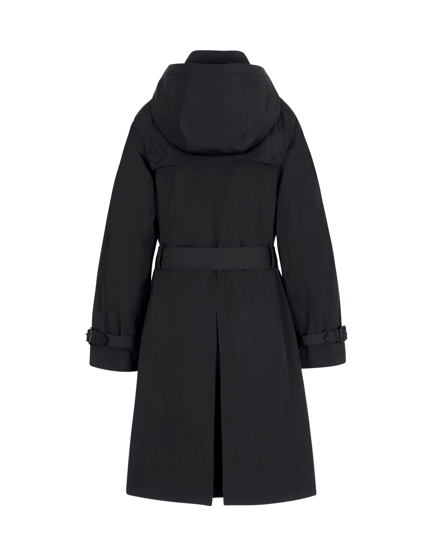 Perfect Trench with Detachable Wool Lining - Black