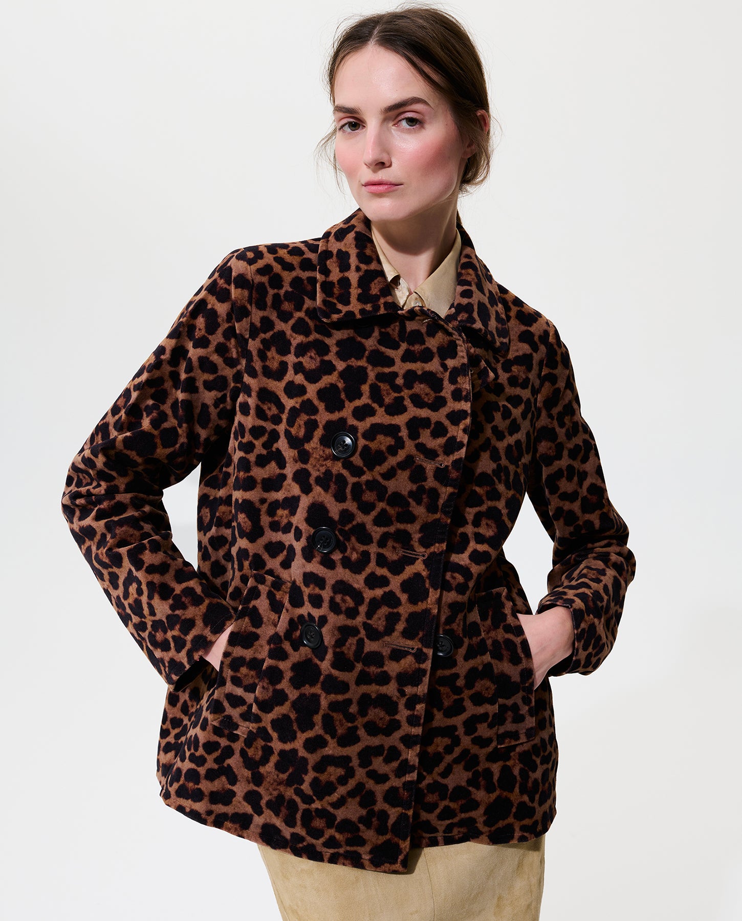Velvet Pea Coat – Jane Post