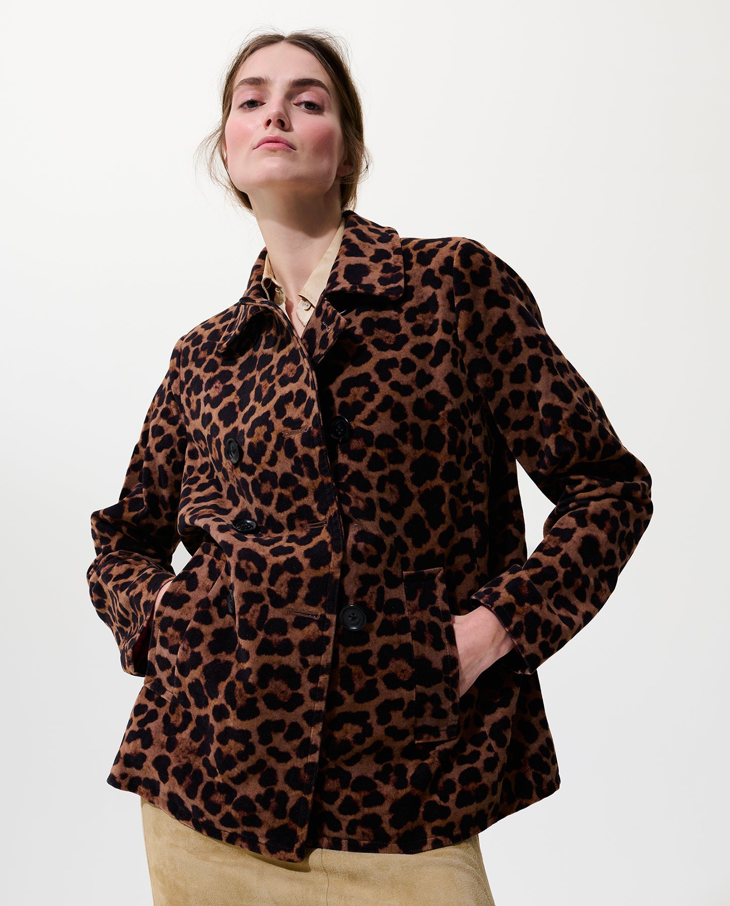 Velvet Pea Coat – Jane Post
