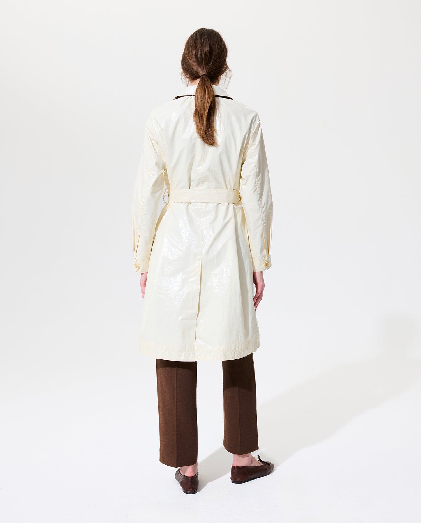 Single Breasted Trench - Daisy Petal