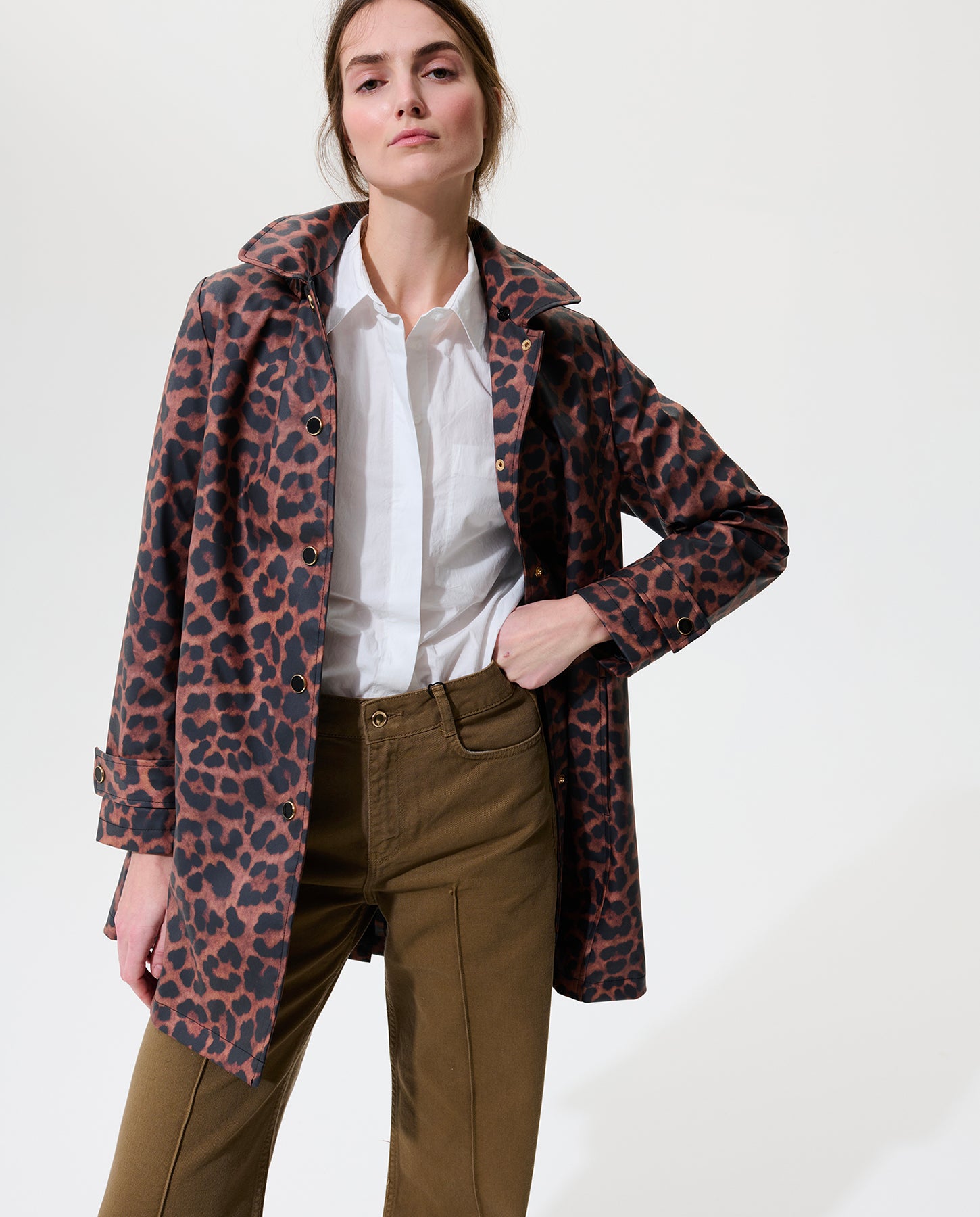 Burbbers 90s ポンチョ レディース Iconic Princess Slicker - Leopard – Jane Post