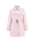 Belted Safari Jacket - Blush Pink