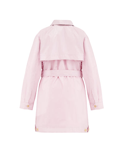 Belted Safari Jacket - Blush Pink