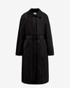 Single Breasted Trench - Black