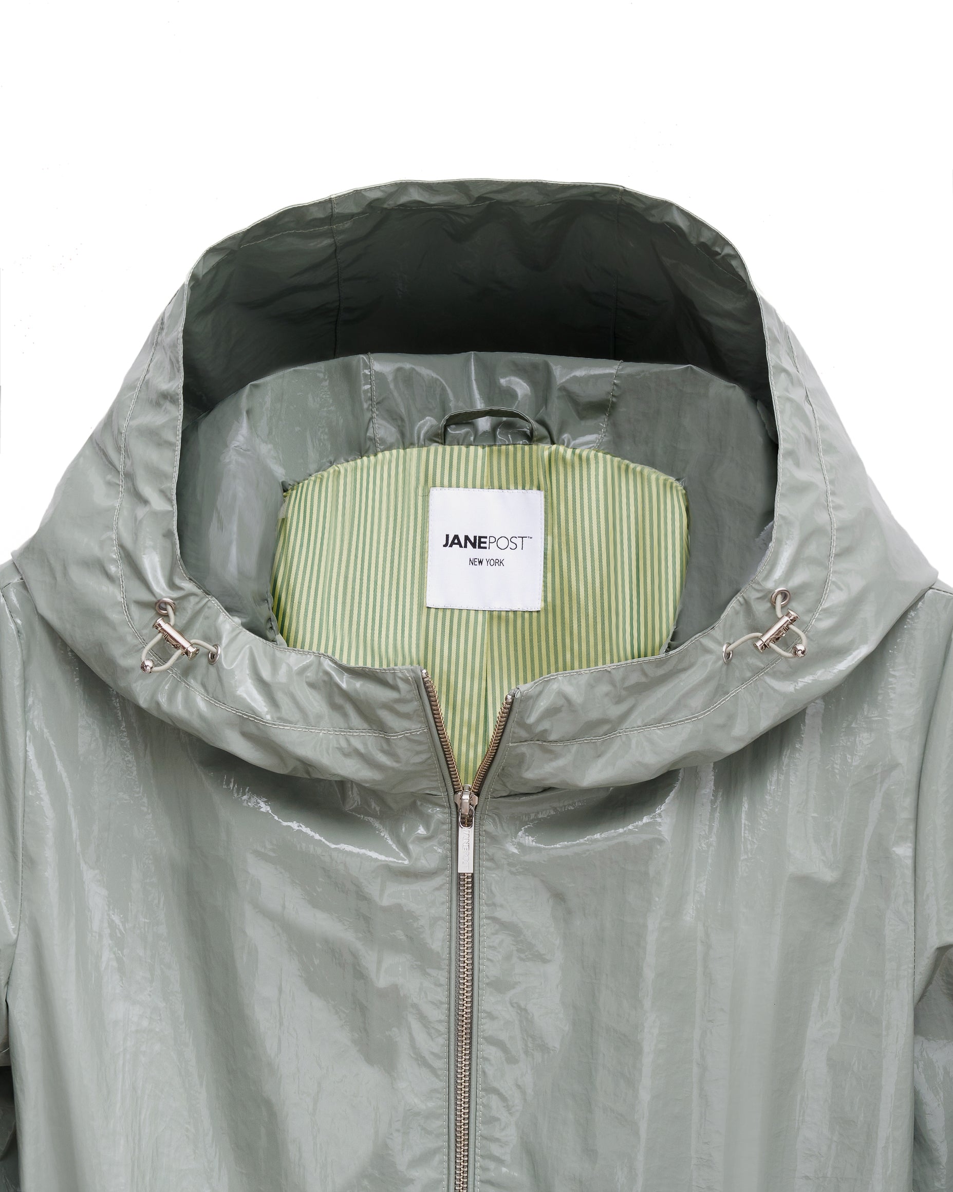 BELTED SLICKER ANORAK - Jane Post