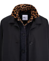 3-IN-1 WOOL COAT WITH LEOPARD TRIM