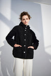 QUILTED REVERSIBLE TEDDY JACKET